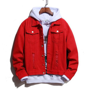 Veste en jean en gros pour hommes – Fabricant de vêtements d'extérieur – Veste cargo tendance grande taille pour hommes – Jeans Haus Industries - Product Image 5