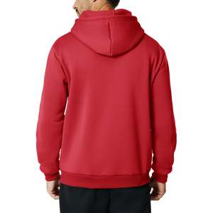 Sudadera con capucha de corte regular, informal, de forro polar, color liso, con cremallera, de alta calidad para hombre, a precio económico, con cuello con cremallera para el invierno. - Product Image 6