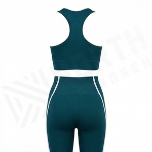 Conjunto de Yoga para Mujer, Traje Deportivo para Gimnasio, Bra Deportivo, Leggings, Pantalones, Ropa Deportiva de Diseño Personalizado, Ropa Atlética - Product Image 2