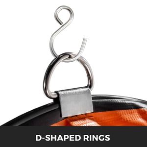 Tubo Flessibile in PVC da 25 Piedi con Gancio a S e Supporto in Acciaio per Ventilatori Industriali, Soffiatore Utilitario da 8 Pollici - Product Image 5