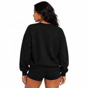 Women's Oversized Black Graphic Sweatshirt Skull <b>Skeleton</b> Print Long Sleeve Casual Streetwear Pullover Casual Sweatshirt - Product Image 4
