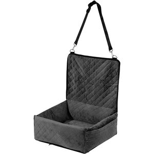 Seggiolino Auto per Cani con Tasca Portaoggetti, Clip di Sicurezza, Guinzaglio, Imbottitura in Spugna e Cotone PP, Letto Sicuro per Gatti - Product Image 6