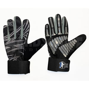 Guantes de Gimnasio Negros Profesionales con Dedos Completos y Agarre de Silicona |   Protección Transpirable Premium para Equipo de Entrenamiento Físico de Alto Rendimiento - Product Image 2