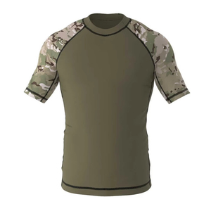 เสื้อแรชการ์ดแขนยาวแบบสั่งทำพิเศษ น้ำหนัก 180 กรัม เป็นมิตรต่อสิ่งแวดล้อม สำหรับผู้ใหญ่ ทนทาน กระชับพอดีตัว ด้วยเทคนิคการพิมพ์แบบซับลิเมชั่น เหมาะสำหรับ BJJ MMA ยิวยิตสู - Product Image 1