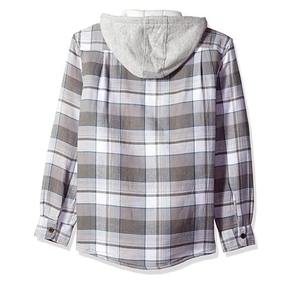 Mens Streetwear Cotton/Polyester Stretch Denim Jacket Quilted <b>Lined</b> Winter Hooded <b>Coat</b> Long Sleeve Reversible Design Solid Front - Product Image 2