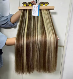 Prix de gros VietnameseHair Extensions Piano Blonde Kératine Hair I-tip Hair Extension Piano Mix Color - Product Image 2