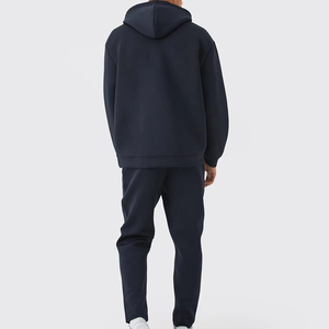 Hot Sale Men's Boxy Fit <b>Tracksuits</b> Heavyweight Hoodie and Jogger Set Blank Oversized Cotton Men's Boxy Fit <b>Tracksuits</b> - Product Image 4