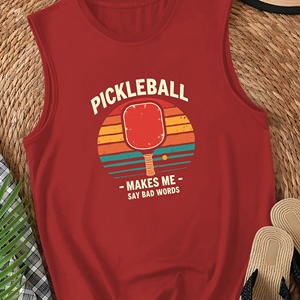 Chaleco Deportivo Casual de Punto para Mujer Pickleball Sunset, Spandex/Poliéster - Product Image 3