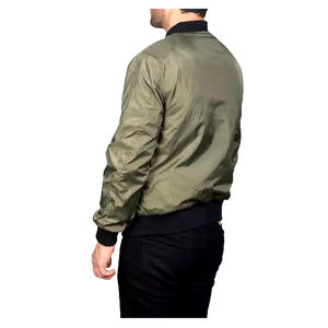 Chaqueta Bomber Híbrida Negra Personalizable con Cuello Alto, Fabricación Profesional de Alta Calidad para la Temporada de Invierno - Product Image 5