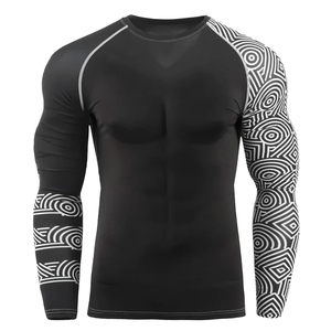 Quick-Dry Adult Sports Rash Guard <b>Top</b>, Sun Protection Comfortable Breathable Super Stretch Custom Logo Fitness Wear Rash Guard - Product Image 1