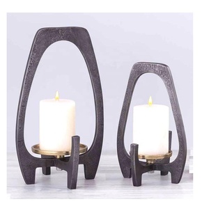 <b>Candlestick</b> Metal Pillar Candle <b>Holder</b> <b>Brass</b> Wedding Centerpiece Candle <b>Holder</b> Candle Stand Decoration Metal Crafts Decor - Product Image 4