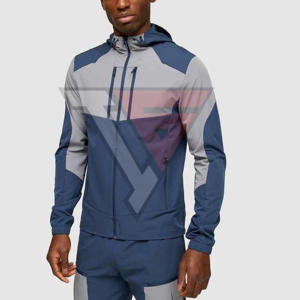 Conjunto Corto de Chaqueta Cortavientos y Pantalones Cortos para Hombre de Alta Calidad 2026, Conjunto de Chaqueta Cortavientos y Pantalones Cortos de Nailon para Hombre, Hecho en Pakistán - Product Image 2