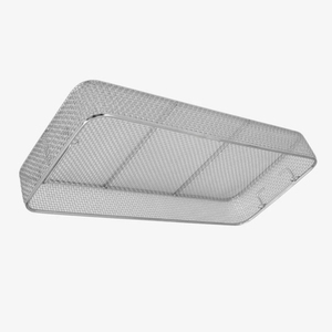 Plateau de stérilisation en maille métallique en acier inoxydable de haute qualité avec couvercle pour instruments médicaux et chirurgicaux - Product Image 3