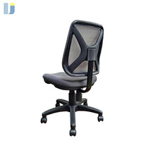 Silla de Oficina Ergonómica Moderna de Malla Pequeña para Call Center, Asiento de Espuma PU, Mecanismo de Elevación a Gas, Altura Ajustable, Ruedas Resistentes de Acero