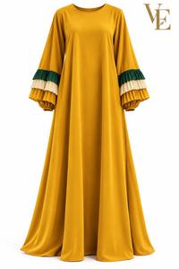 Miyake Designer <b>Plus</b> <b>Size</b> Adults Womens Vintage Casual Summer 2025 Fashion Loose Mid-Calf Pleated Ruched Eco-Friendly ODM - Product Image 3