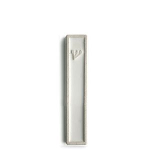Latest White Minimalist Mezuzah <b>Case</b> Elegant Jewish Door Cover Luxury Judaica Home Blessing Gift - Product Image 4