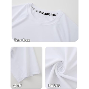 Men Athletic <b>Compression</b> T <b>Shirt</b> Rash Guard Short Sleeve Swim <b>Shirt</b> UV Protection Custom Logo OEM - Product Image 4