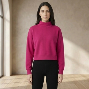 Sudadera Personalizada con Bordado y Estampado, Cuello Redondo, Manga Larga, Estilo Urbano, Talla Grande para Mujer - Product Image 1