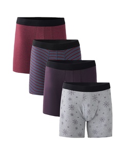 Slips et boxeurs pour hommes imprimés en coton de qualité supérieure Ball Caddy Pouch Lift Support Confortable Design personnalisé Multicolore quantité minimale de commande bas - Product Image 5