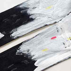 Servicios de fabricación confiables para marcas privadas que desean lanzar su propia línea de pantalones vaqueros estampados. - Product Image 6