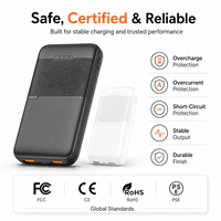 Batteries externes 5000 mAh avec logo personnalisé, vente en gros, fabricant d'usine, 5000 mAh, 20000 mAh, 100000 mAh, Powerbank pour téléphone 50000 mAh