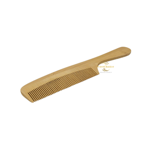 Peine de Bambú de Alta Calidad con Dientes Anchos, Tamaño Grande, Estilo Clásico, para Uso Doméstico, Herramienta de Peinado para Adultos - Product Image 1