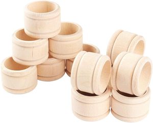 Wooden Napkin <b>Ring</b> <b>Cheap</b> Price Elegant Napkin Holder <b>Rings</b> for Dining Table Wedding and Party Decoration - Product Image 2