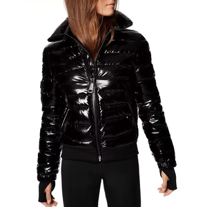 Nueva Llegada, Abrigo de Invierno Personalizado para Mujer, Talla Grande, a Cuadros, Doble Botonadura, con Relleno de Algodón, Impermeable - Product Image 5