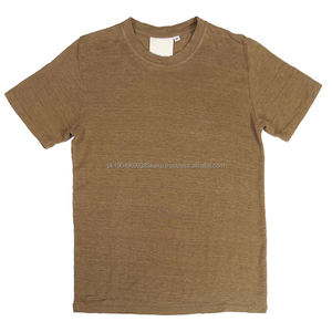 T-shirts en jersey de coton bio pour hommes, t-shirts vierges personnalisés pour hommes, t-shirts à manches courtes, t-shirts unis, hauts durables - Product Image 1