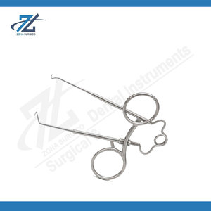 Retractor de Tejido Cutáneo con Resorte Autorretenible, Instrumento Quirúrgico de Acero Inoxidable de Alta Calidad, Ajustable con Trinquete - Product Image 3