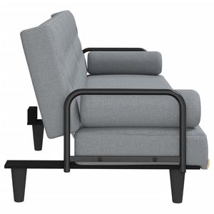 โซฟาเบดผ้าสีเทาอ่อน โพลีเอสเตอร์ 100% ไม้อัดมาตรฐาน - Product Image 5
