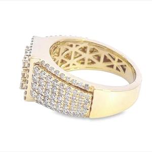 Anillo de Plata de Ley 925 con Diamantes Moissanite VVS, Joyería de Lujo Estilo Hip Hop para Fiestas y Moda - Product Image 1