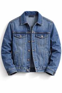 Chaqueta de Mezclilla Premium Personalizada Vintage con Capucha y Cierre de Cremallera Unisex para Invierno - Product Image 4