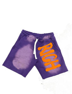 Pantalones Cortos de Algodón French Terry de Alta Calidad con Logotipo Personalizado 2026, con Parches Cosidos, Lavado Ácido y Estilo Desgastado para Hombre - Product Image 5