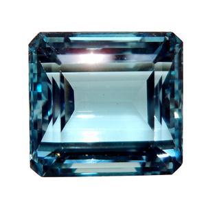 Cojín de corte facetado de Aguamarina Natural 100% de calidad de grado de exportación, piedra preciosa suelta en forma de para uso en joyería, venta al por mayor, OEM - Product Image 1