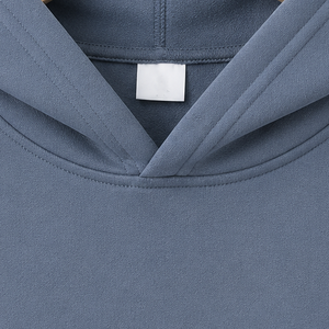 Ensemble de survêtement unisexe à capuche, bleu uni, en coton, sweat-shirt et pantalon de jogging, manches longues, cordon de serrage, vêtements décontractés d'hiver, coupe classique - Product Image 2