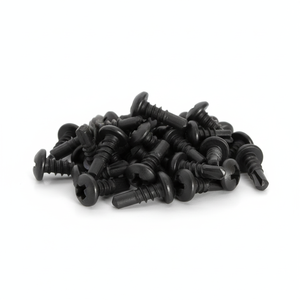 Vis à tête cylindrique PDC 11 en acier au carbone revêtu noir, pointe de perçage, empreinte Phillips, filetage standard en pouces, classe 4.8 et 6.8 - Product Image 1