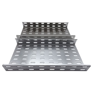Bandeja Portacables Perforada de Alta Resistencia, Escalera Portacables Industrial de Tipo Abierto, Ducto de Cableado Personalizable - Product Image 3