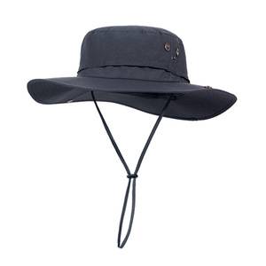 Chapeau de pêcheur d'été pour l'extérieur, anti-UV, respirant, à large bord, imperméable, idéal pour la randonnée et l'alpinisme - Product Image 1