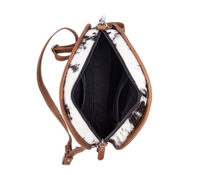 Bolso bohemio de piel de vaca con flores occidentales para mujer, minitote y monedero de cuero al mejor precio - Product Image 4