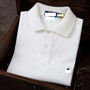 Chemise d'été formelle haut de gamme pour homme, en pur coton tricoté, respirante, à col, avec broderie d'animaux à petits motifs, style business - Product Image 4
