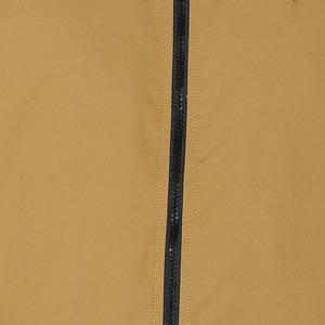 Blouson bomber pour homme, couleur unie, fermeture éclair, vêtement décontracté pour l'automne, coupe-vent, matière polyester, col rabattable - Product Image 3