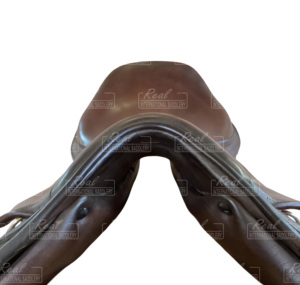 Sillín de cuero inglés ecológico personalizado más vendido, cómodo, doma, salto, carreras de caballos, hecho en La India, árbol de plástico - Product Image 4