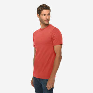 Camiseta Unisex de Manga Corta CVC, 52% Algodón Peinado y Hilado en Anillo Airlume, 48% Poliéster, 32 Hilos, 4.2 oz, Color Blanco Sólido - Product Image 2