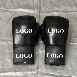 Factory Manufacture Custom Logo Boxing Gloves Lace Up Genuine Leather Professional Training Boxing Gloves For Adults - Product Image 3
