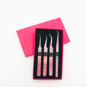 Kits de Pinzas para Pestañas, Juego de Herramientas de Precisión para Extensión de Pestañas de Volumen - Product Image 1