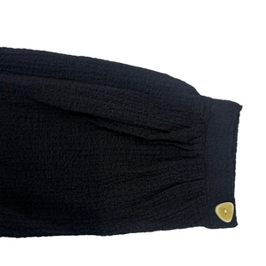 Moda mujer vestido verano estilo manga larga color negro Tailandia fábrica - Product Image 5