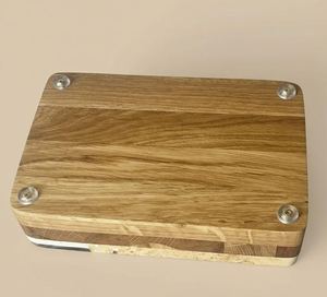 Boîte à bijoux en bois faite à la main avec résine époxy, décoration de luxe pour la maison, pour ranger colliers et bagues, capacité personnalisable - Product Image 2