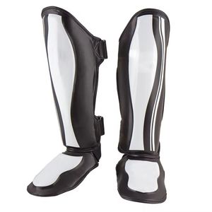 Protège-tibias de combat en mousse multi-densités pour entraînement de kickboxing, style personnalisé, protection professionnelle des jambes pour MMA - Product Image 1