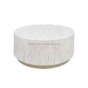 Table basse de haute qualité en incrustation d'os table basse incrustée de vadrouille pour maison hôtel bureau ferme maison par Artisan Craft - Product Image 1